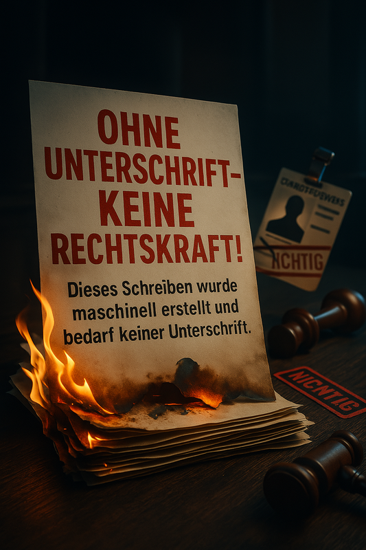 Dieses Schreiben wurde maschinell erstellt und ist auch ohne Unterschrift gültig