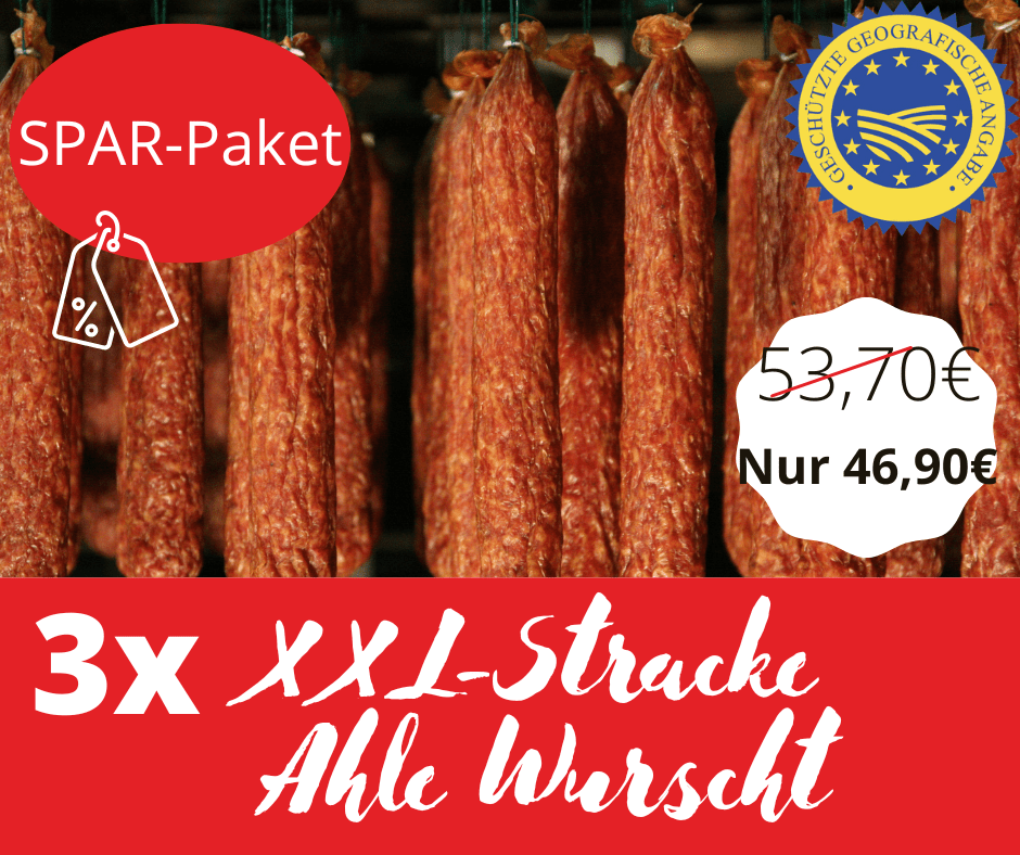 3er XXL Stracke - Ahle Wurscht g.g.A.