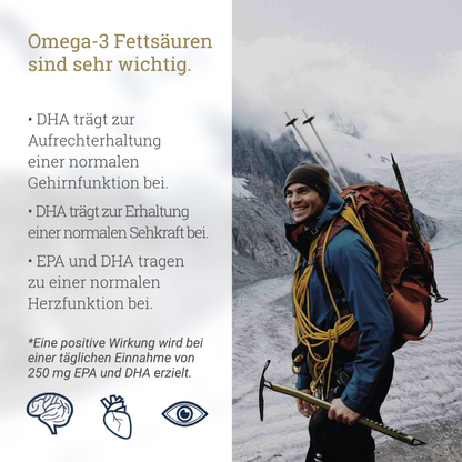 Frische Omega-3 Fischöl-Kapseln - 1 Monat