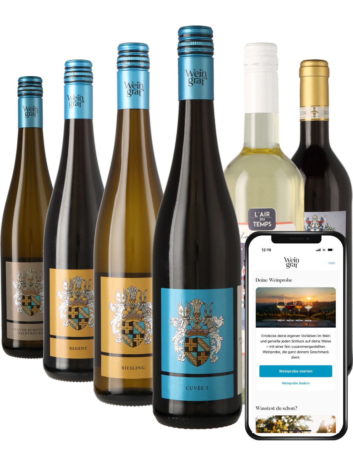 Weinpaket Lieblich und Süß mit App-Weinprobe