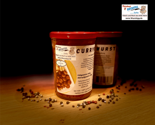 Currywurst im Glas