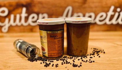 Gulaschsuppe im Glas