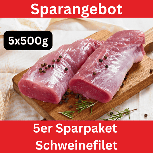 Schweinefilet 5er Sparpaket | 5x500g